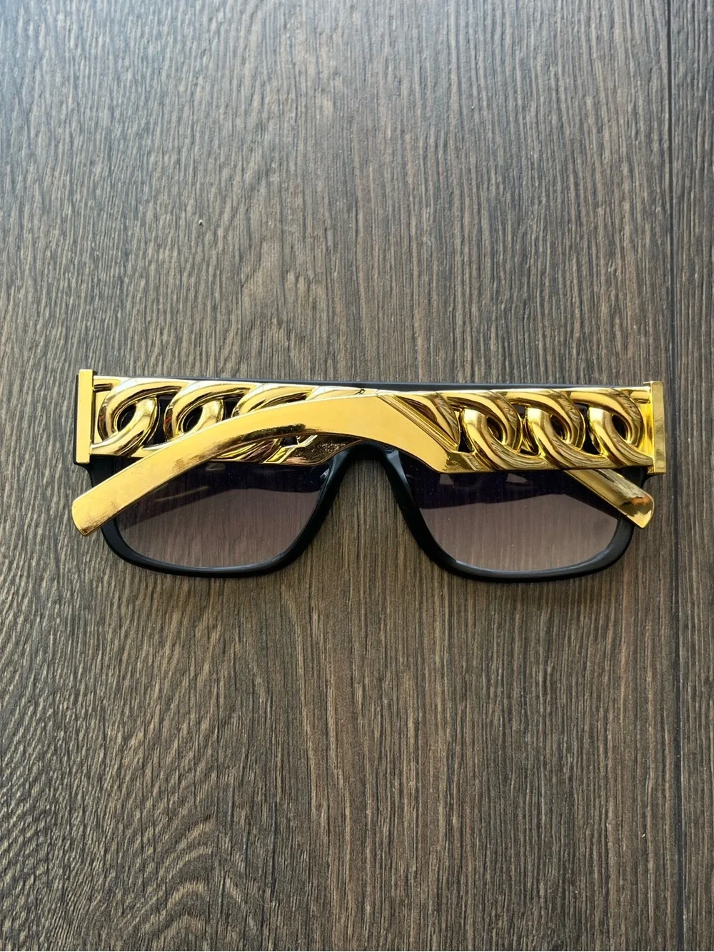 Black and Gold Sunglasses